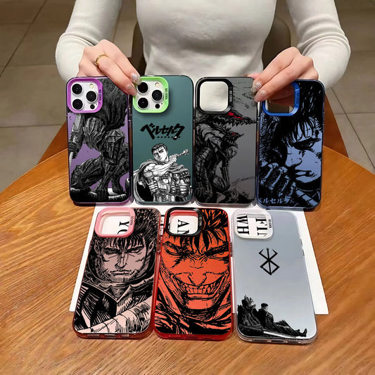 Berserk Guts Hot Blood Anime Phone Case For iPhone