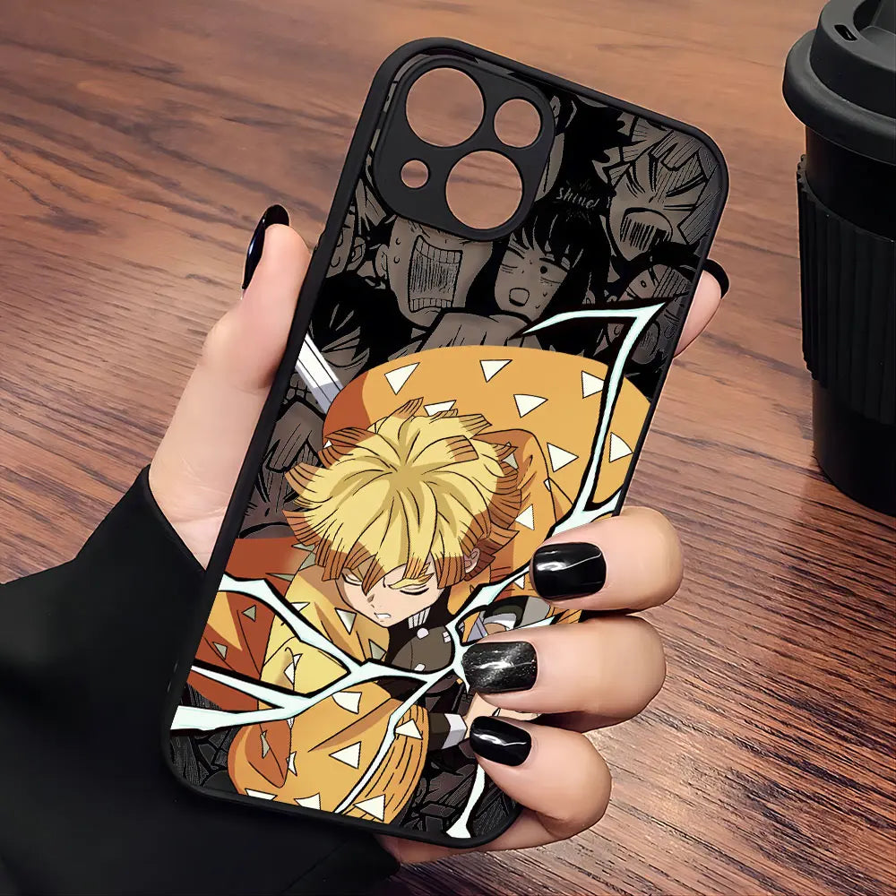 Demon Slayer Black Phone Case