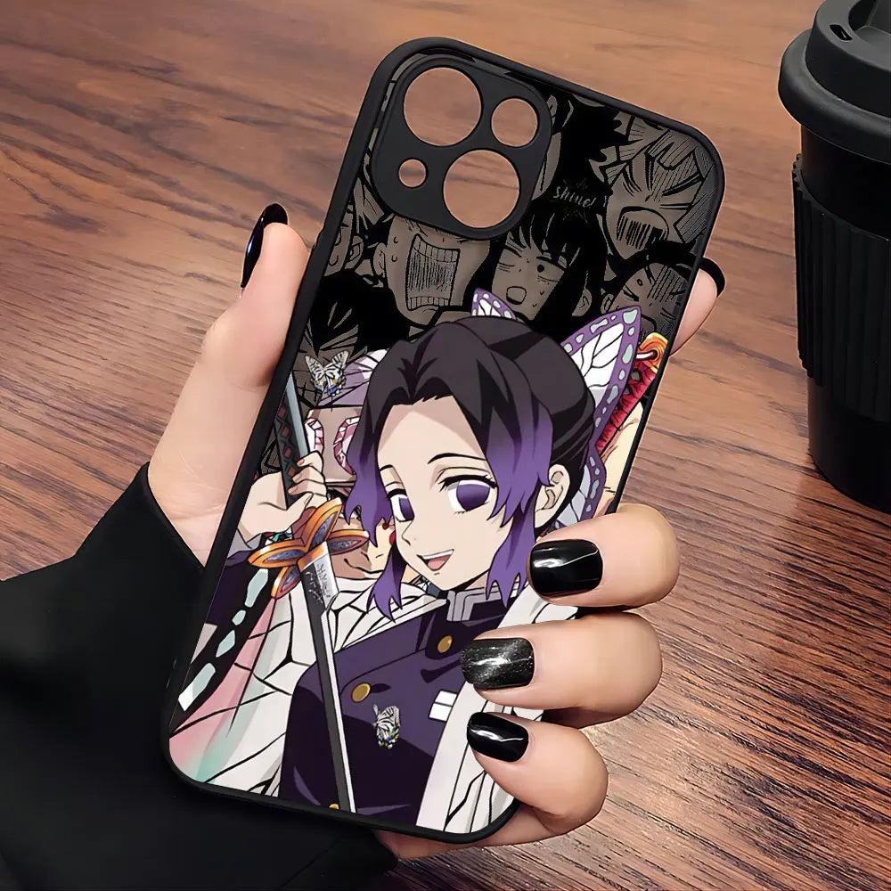 Demon Slayer Black Phone Case